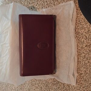 Cartier shoulderbag with gold chain